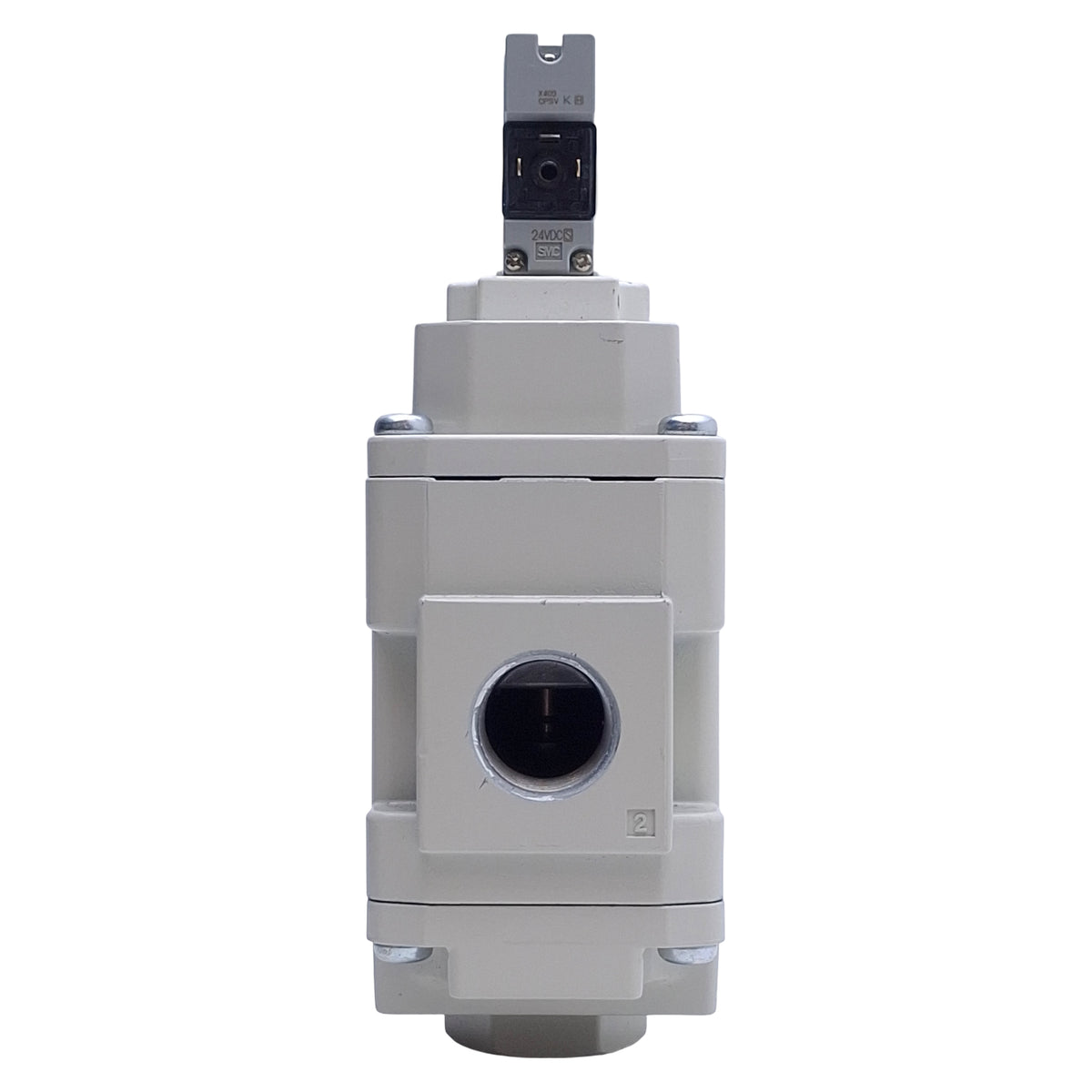 Used SMC AV4000-N04-5DZC-Z-A Soft Start Valve 1/2 NPT, 30-150psi, 24VDC Coil