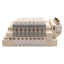 New SMC SS5V1-16FD1-08D-N3 Manifold w/ (8x) SV1100-5FU Solenoid Valves ø5/32in 24VDC