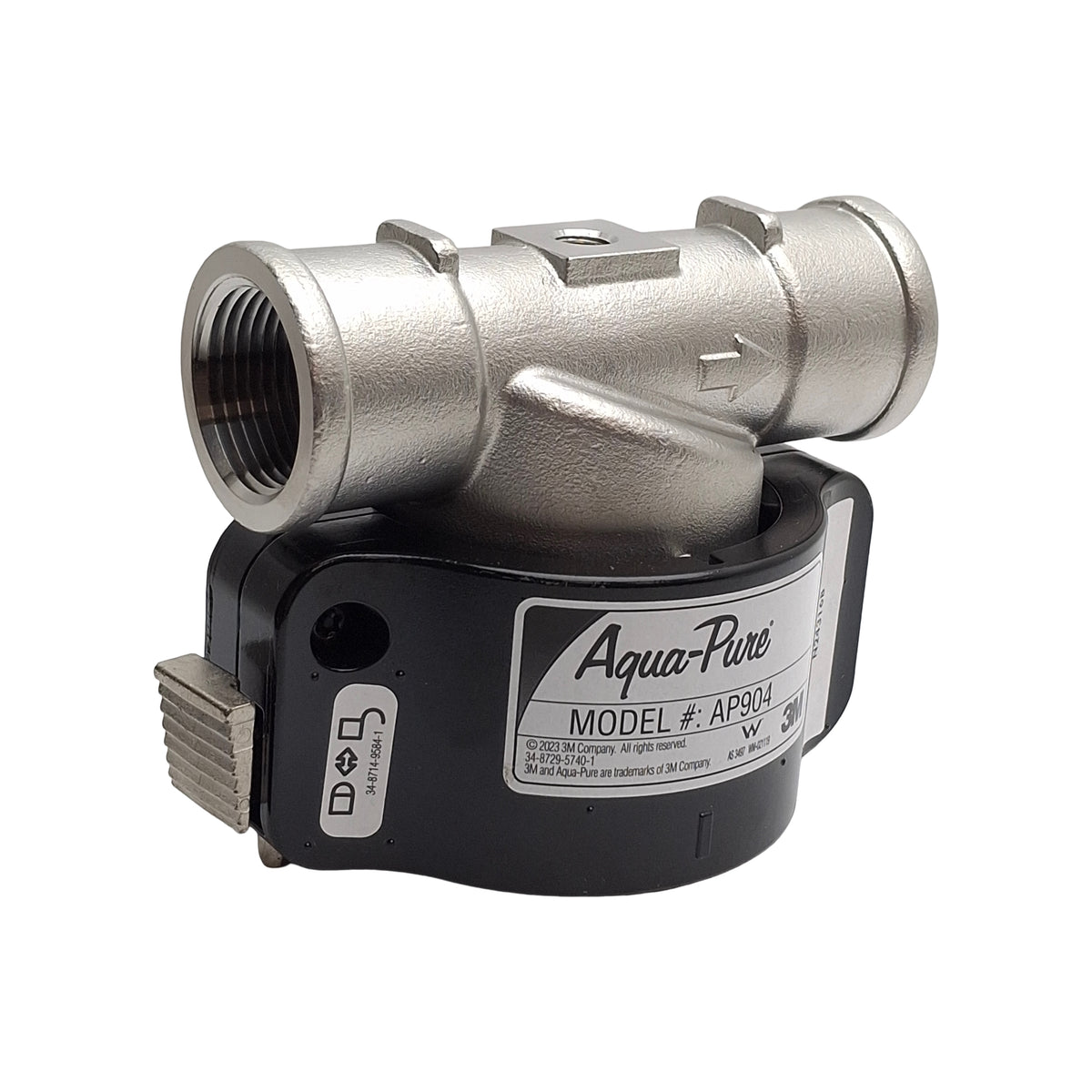New – Open box 3M AP904 6223201 Aqua Pure Water Filter Head Assembly, 1in NPT, 304SS, 125psi