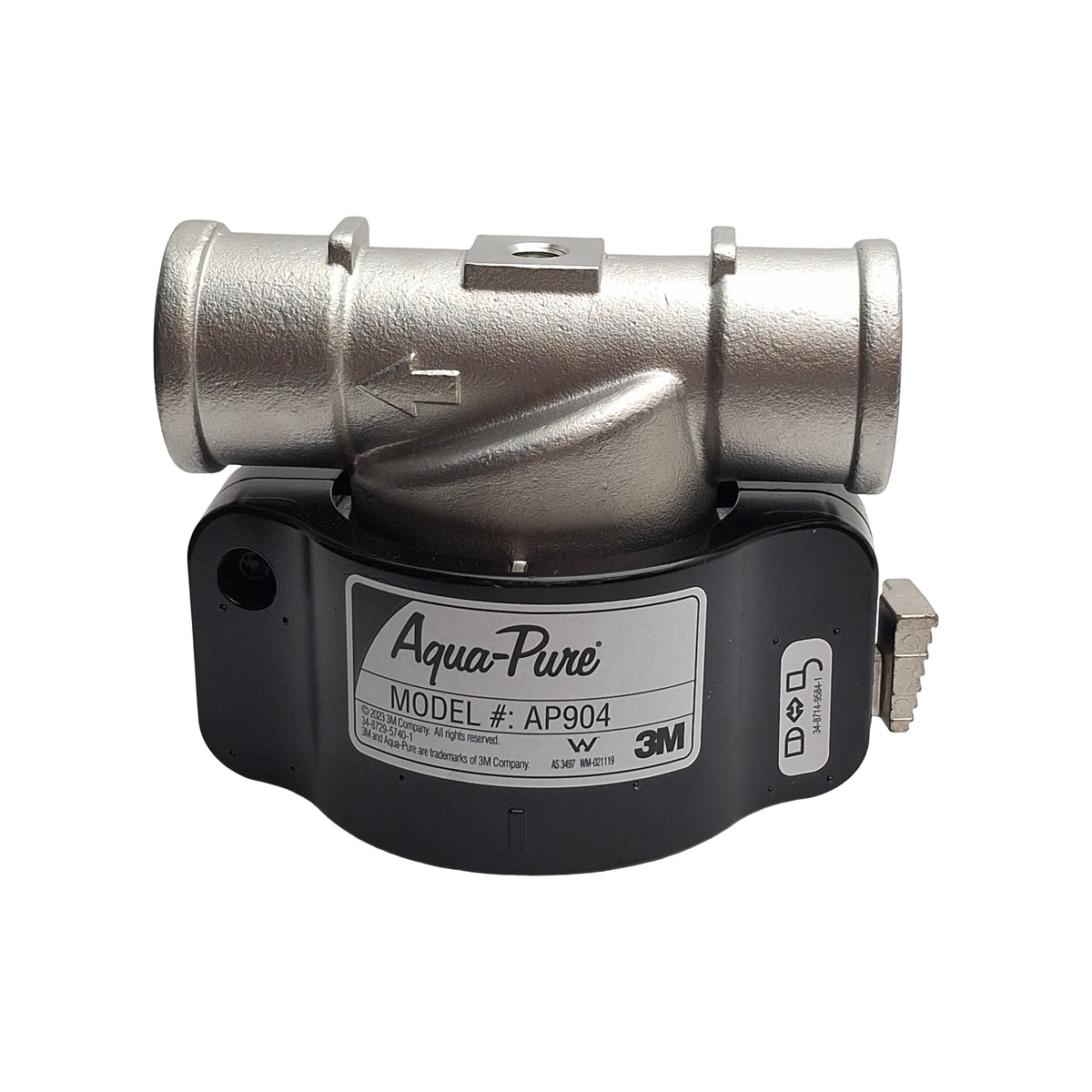 New – Open box 3M AP904 6223201 Aqua Pure Water Filter Head Assembly, 1in NPT, 304SS, 125psi