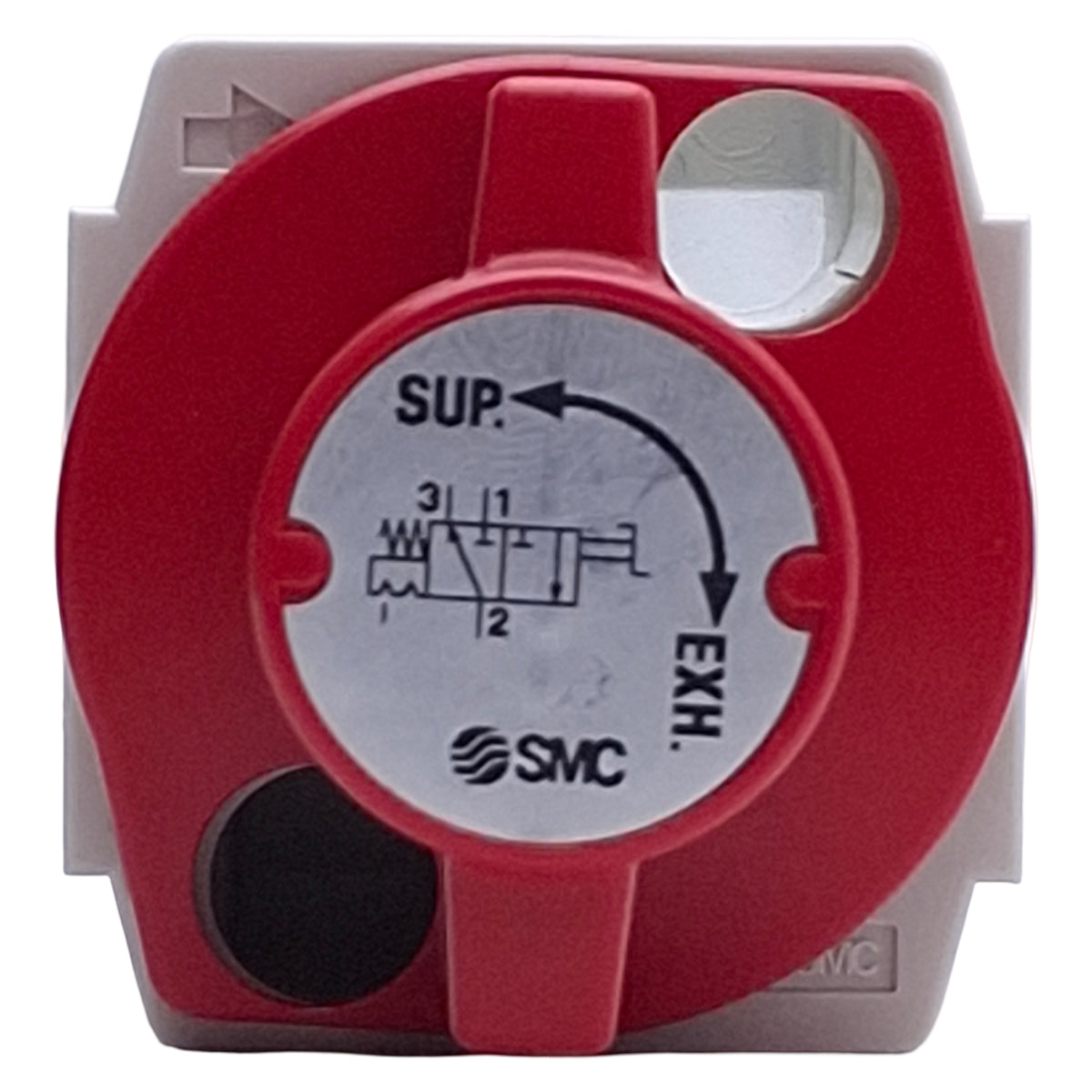 Used SMC VHS20-02-D Pressure Relief Valve 3-Port, 1.0MPa, Left to Right, Rc1/4 Ports
