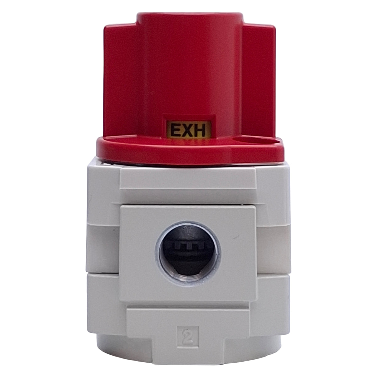 Used SMC VHS20-02-D Pressure Relief Valve 3-Port, 1.0MPa, Left to Right, Rc1/4 Ports