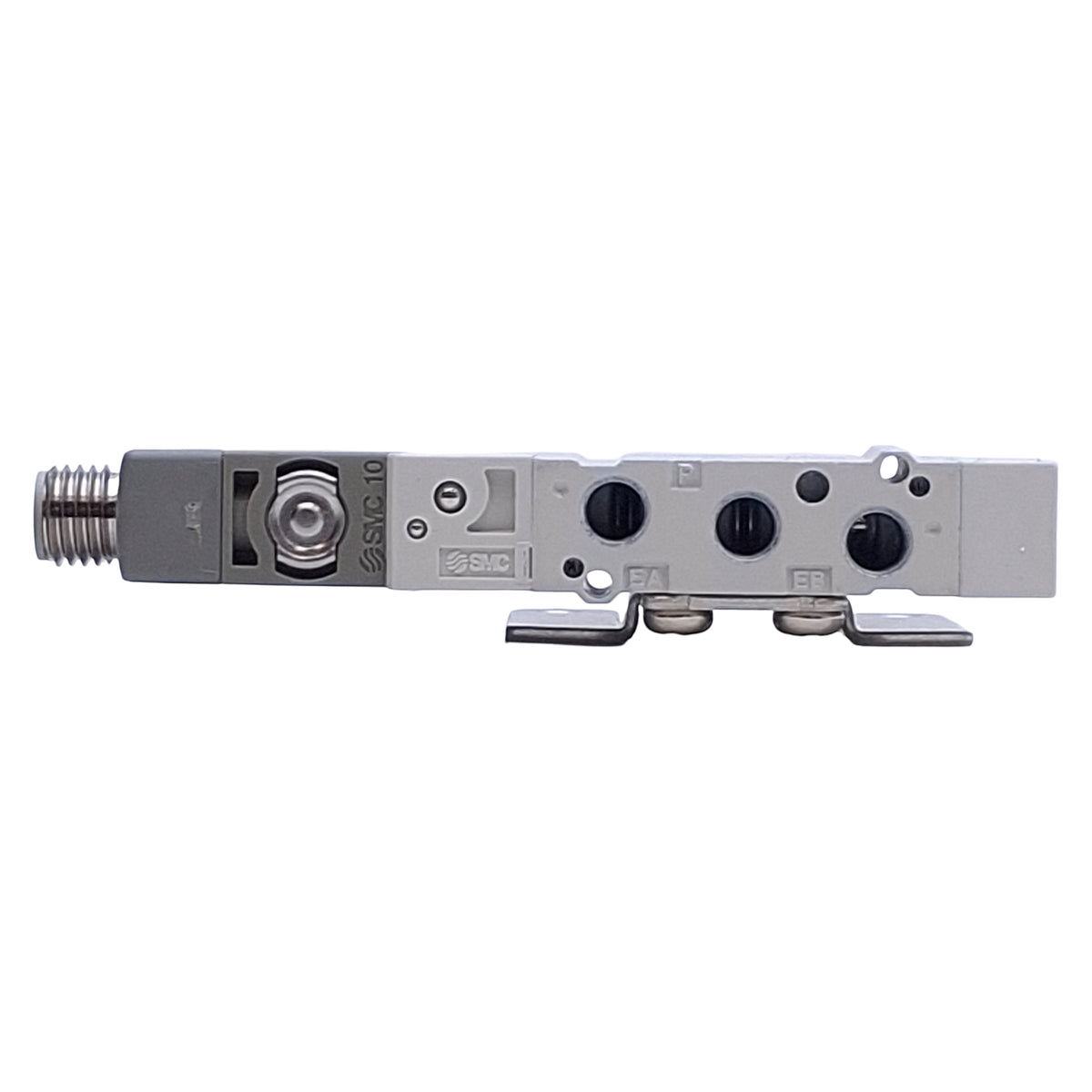 New SMC SY3120-5WOZ-C4-F2 Solenoid Valve 5-Port, 0.1-0.7MPa, M8 3-Pin, 24VDC Coil