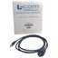 New L-Com WPUSBAX-2M Waterproof USB Panel Connector, Male - Female, USB-A