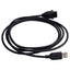 New L-Com WPUSBAX-2M Waterproof USB Panel Connector, Male - Female, USB-A