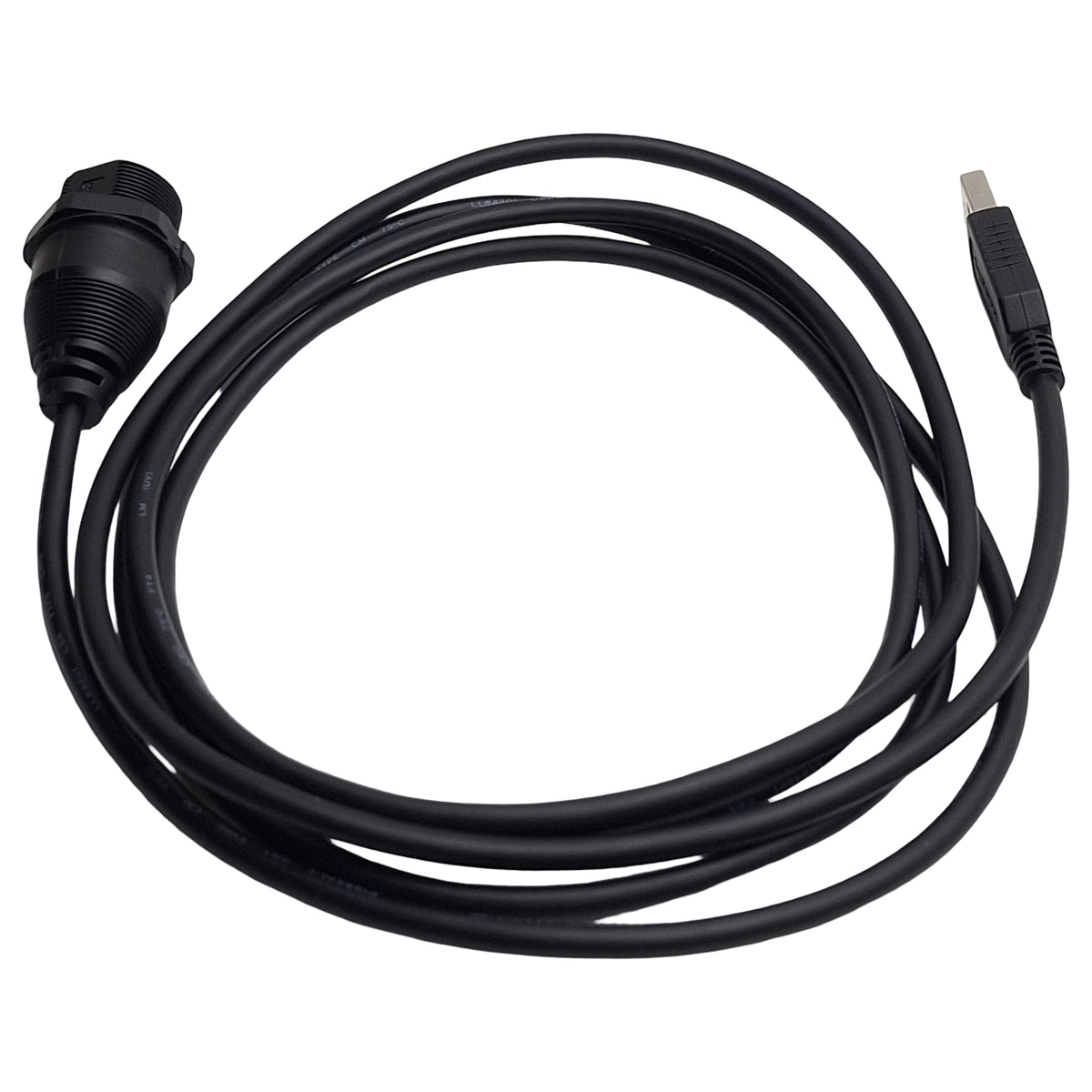 New L-Com WPUSBAX-2M Waterproof USB Panel Connector, Male - Female, USB-A