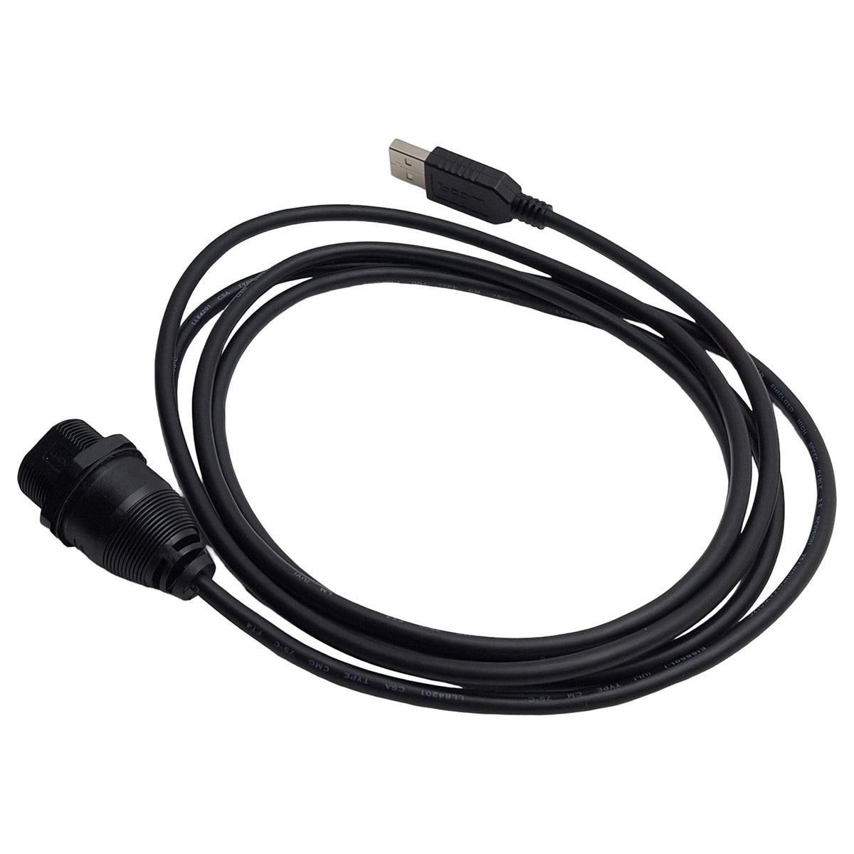 New L-Com WPUSBAX-2M Waterproof USB Panel Connector, Male - Female, USB-A