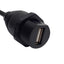 New L-Com WPUSBAX-2M Waterproof USB Panel Connector, Male - Female, USB-A