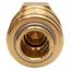 New Lot of 2 Parker 26KAAN13MPX Rectus Type 26 Brass Quick Connect Coupler 1/4in NPT