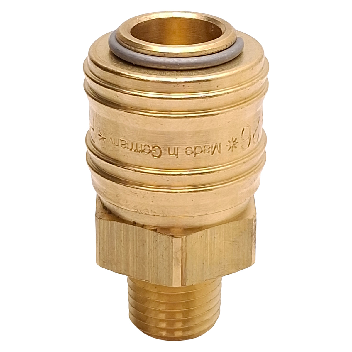 New Lot of 2 Parker 26KAAN13MPX Rectus Type 26 Brass Quick Connect Coupler 1/4in NPT