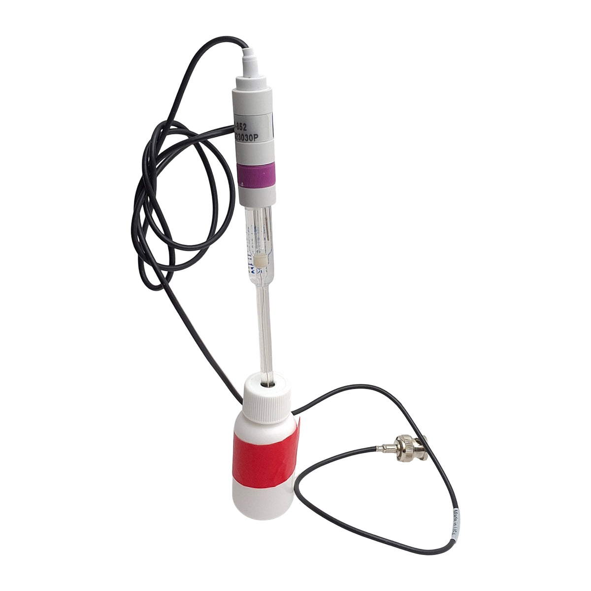 Used Fischer Scientific 13-620-852 Accumet SemiMicro Glass pH Electrode, 0-14pH, TRIS