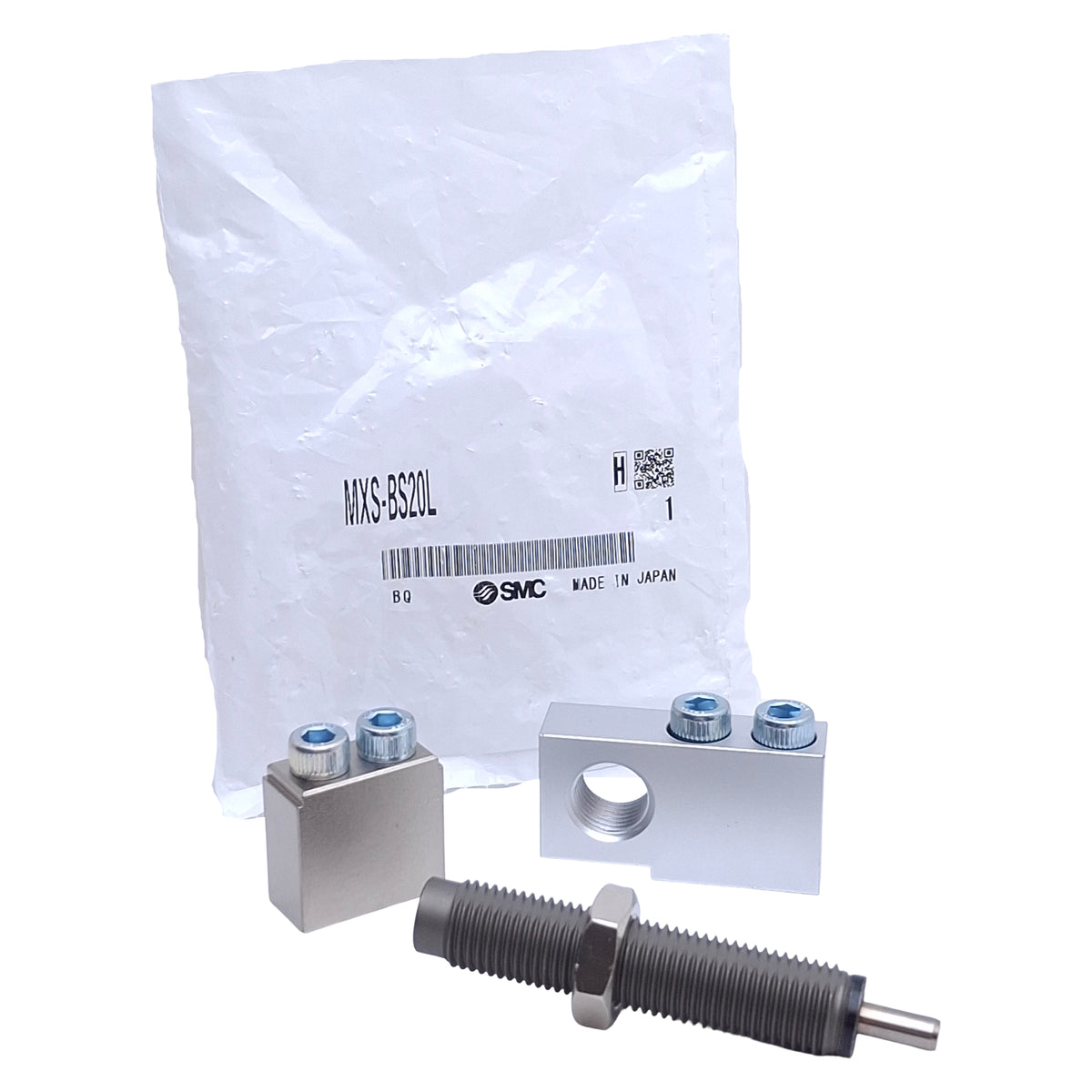 New SMC MXS-BS20L Stroke Adjuster w/Shock Absorber For 20mm Bore MXS Slide Tables