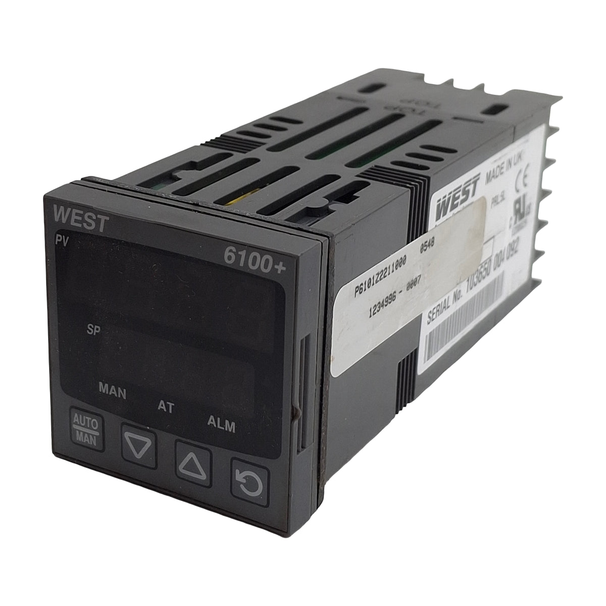 Used West P6101Z2211000 Process Controller, T/C RTD Input, Relay Output, 100-240VAC
