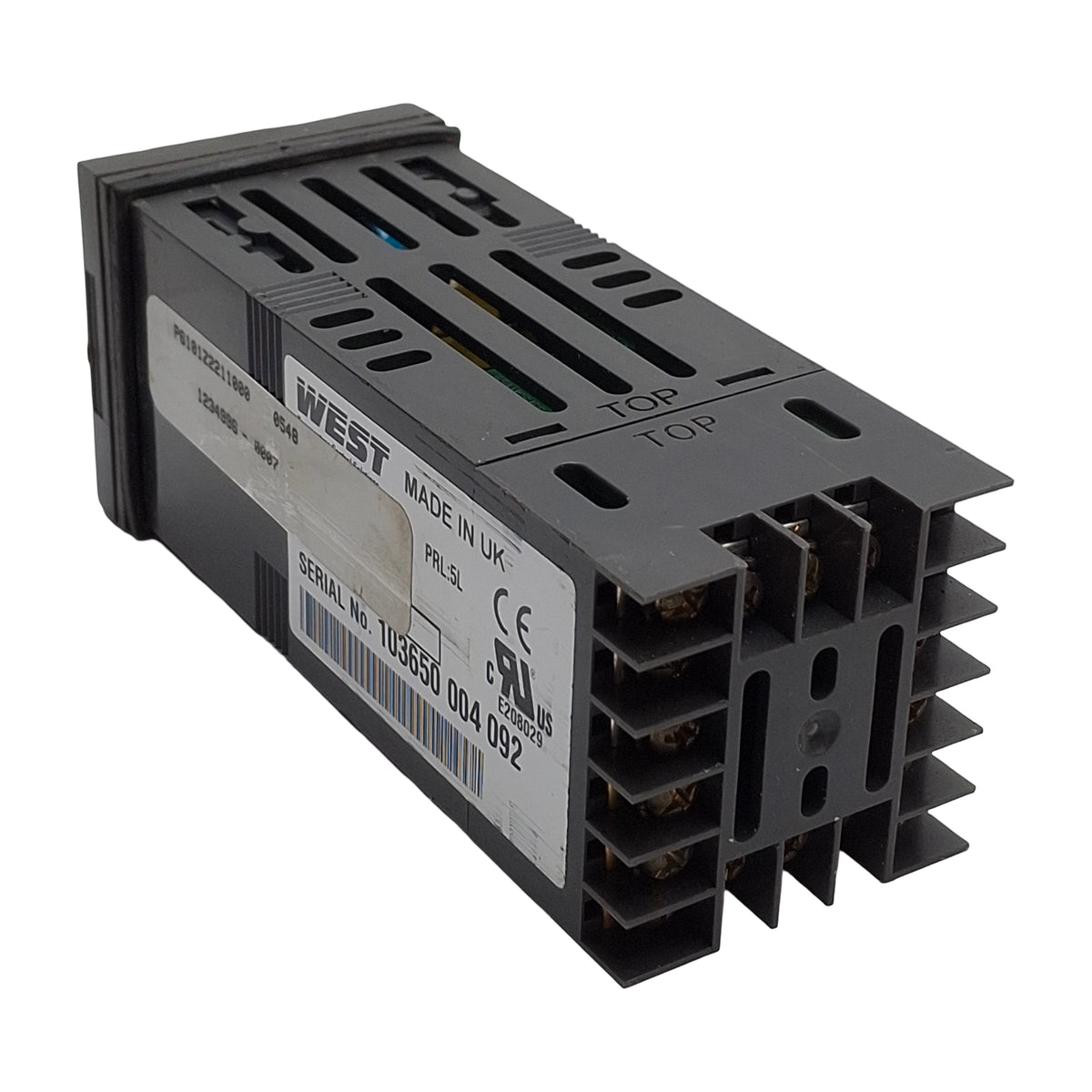 Used West P6101Z2211000 Process Controller, T/C RTD Input, Relay Output, 100-240VAC