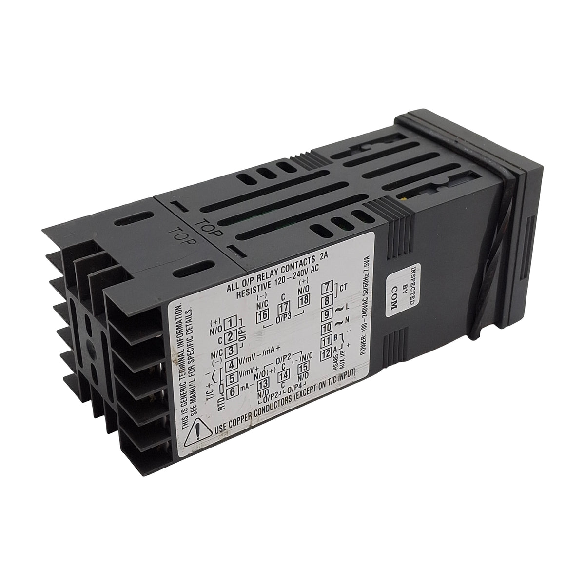 Used West P6101Z2211000 Process Controller, T/C RTD Input, Relay Output, 100-240VAC