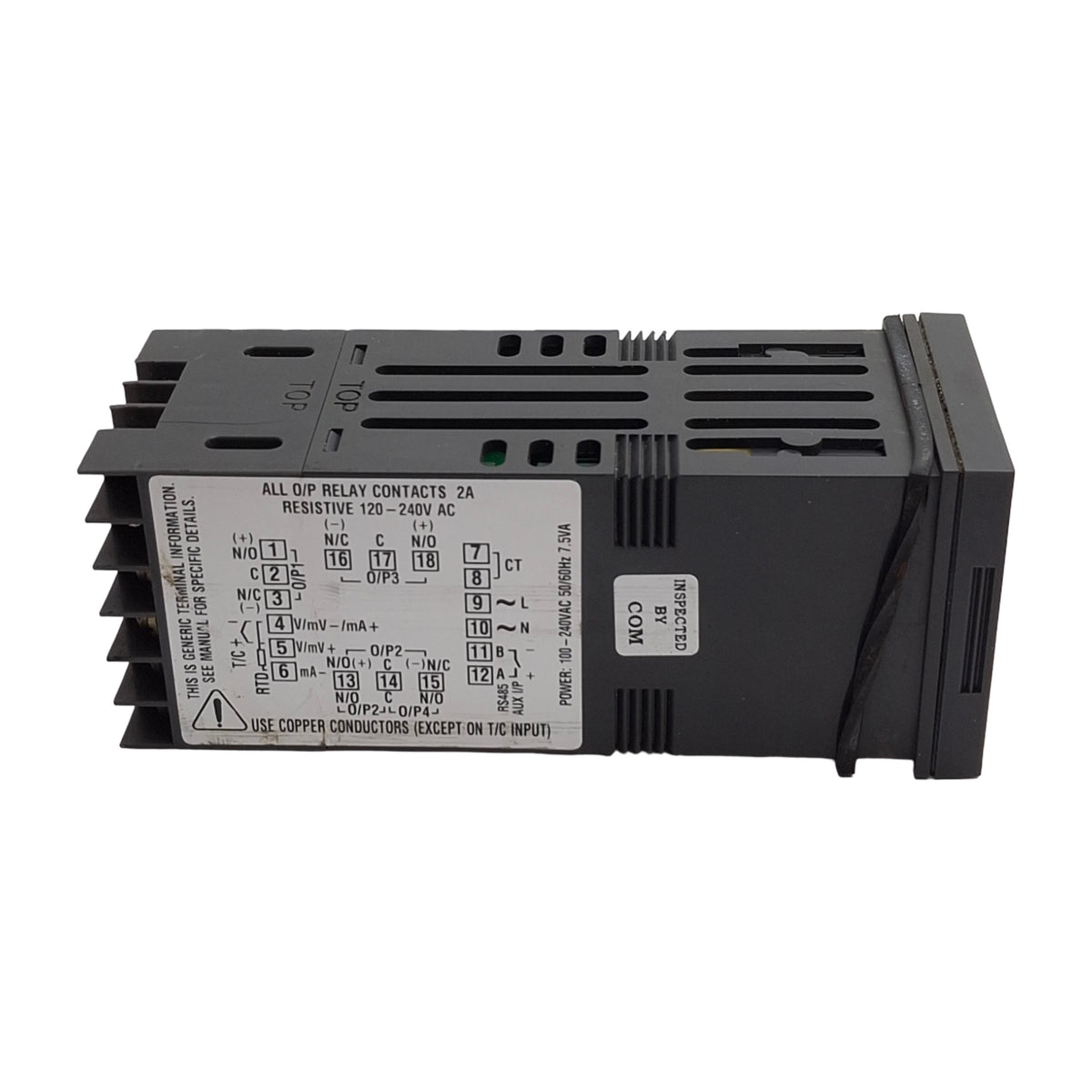 Used West P6101Z2211000 Process Controller, T/C RTD Input, Relay Output, 100-240VAC