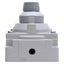 Used SMC VH401-N02 Side Ported Hand Valve3-Position, 1.0MPa, 1/4 NPT Ports *No Lever*
