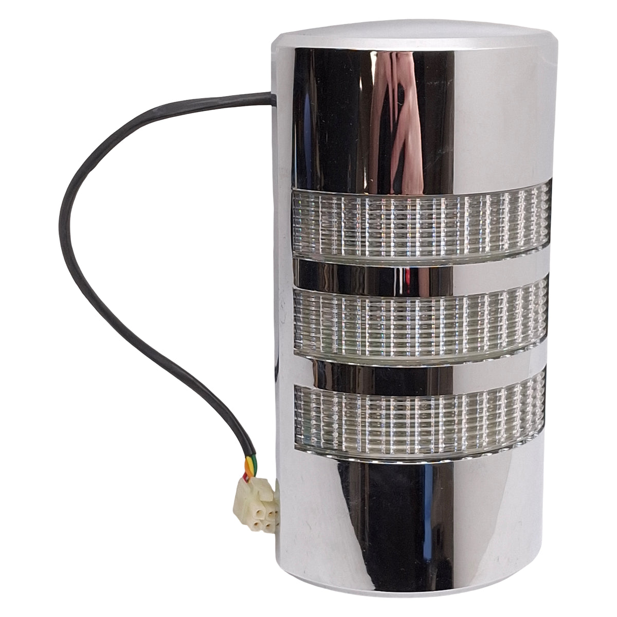 Used Patlite WE-302-RYG Wall Mount Signal Tower, Red/Amber/Green Continuous, 24VAC/DC