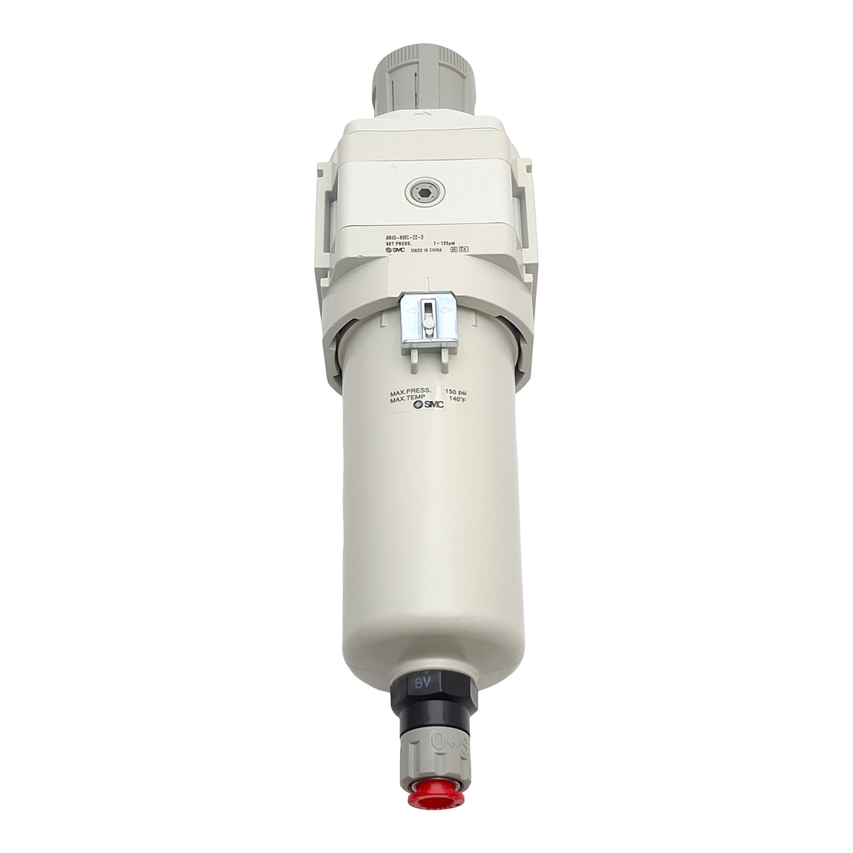 New SMC AW40-N06C-2Z-D Pneumatic Regulator, 3/4in NPT, 7-125PSI Set Pressure, 5µm