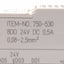 Used Lot of 5 Wago 750-530 PLC Digital Output Module, 8-Channel, 24VDC 0.5A, DIN Rail