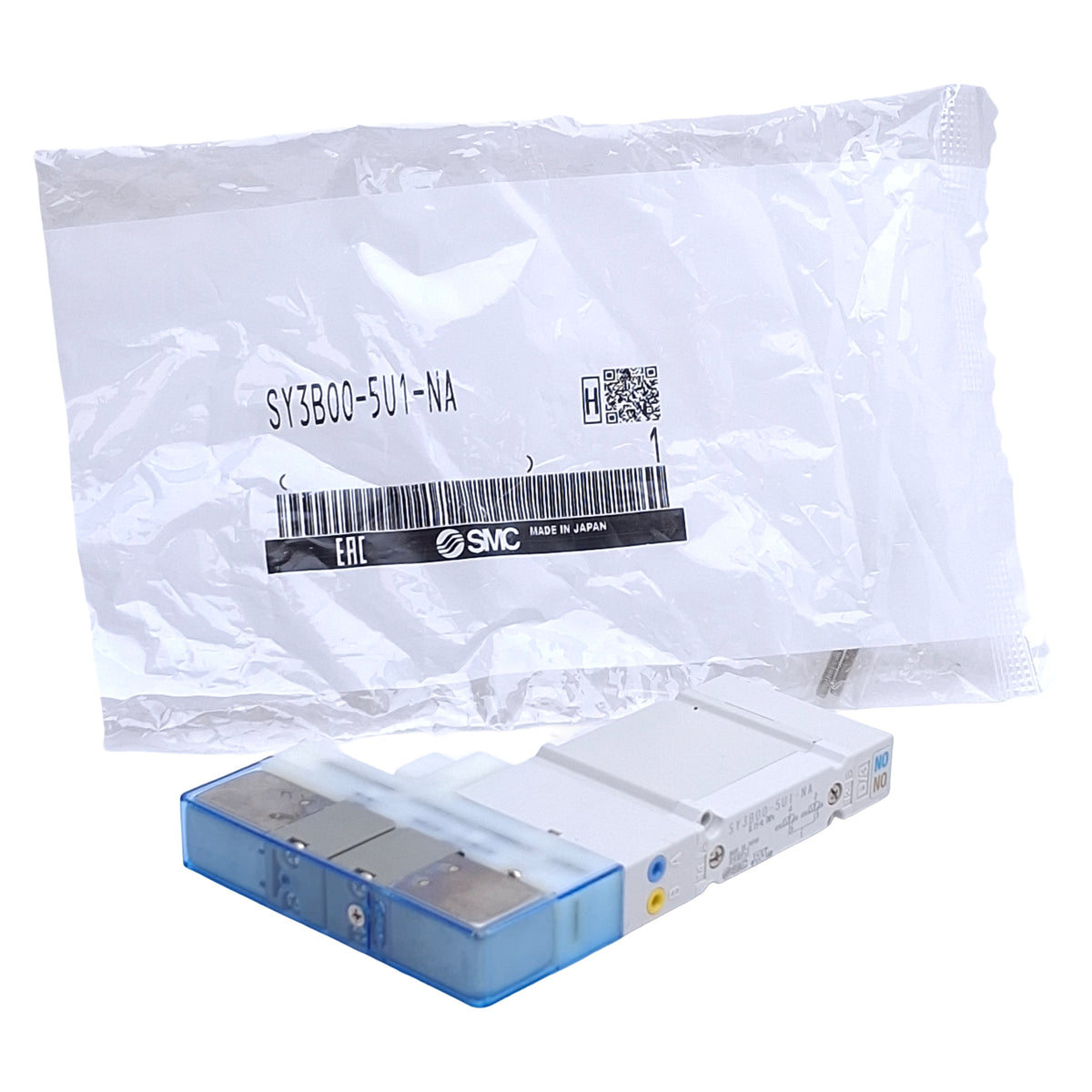 New SMC SY3B00-5U1-NA Solenoid Valve 4-Position 3-Port, 0.15-0.7MPa, 24VDC Coil