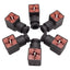 New – Open box Lot of 6 SMC DIN 43650 A Solenoid Connector Form A 2-Contact + Ground 250VAC 10A
