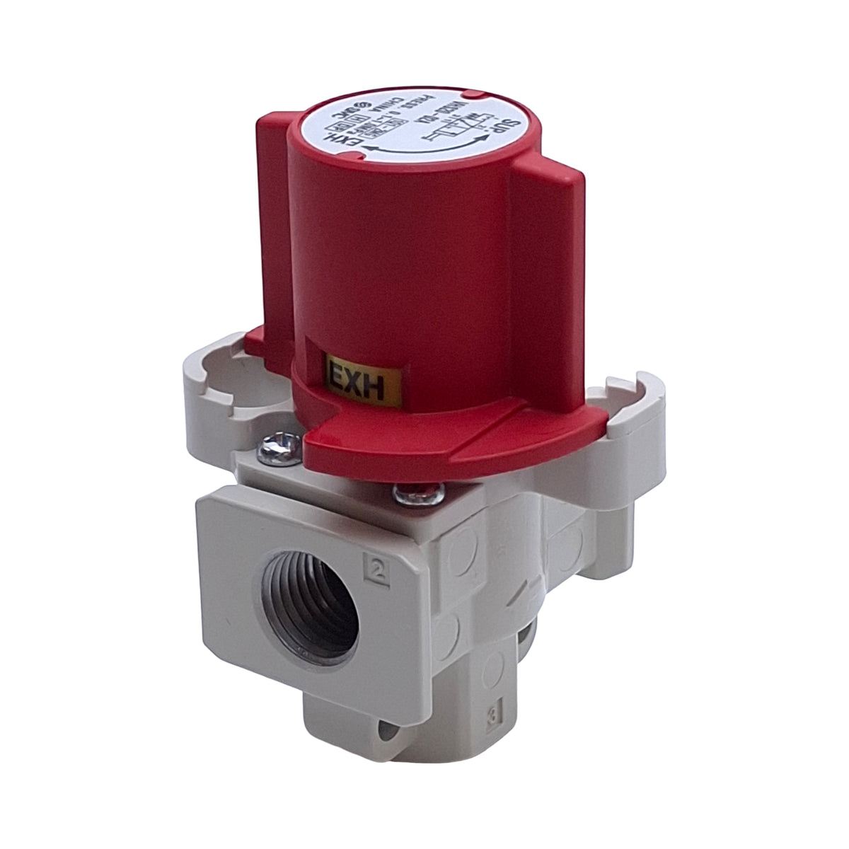 New SMC VHS20-02A Pressure Relief Valve 3-Port, 0.1~1.0 MPa, Single Action, Rc1/4