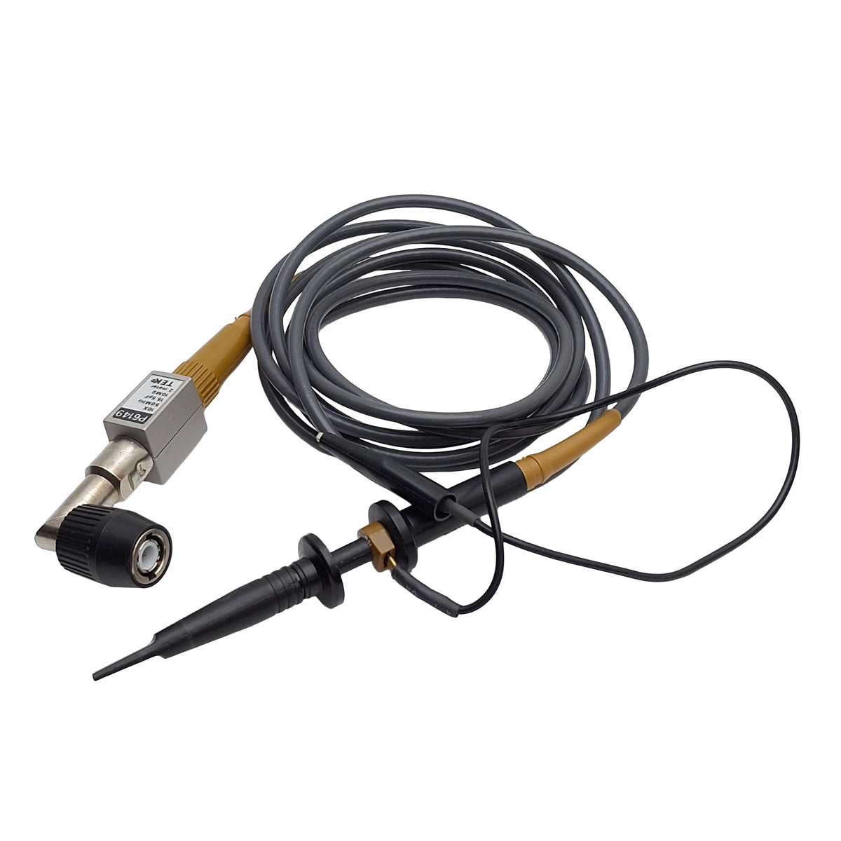Used Tektronix P6149 Oscilloscope Probe, 50MHz, 10:1 Ratio, 10M Ohm 15.5pF, 2 Meters