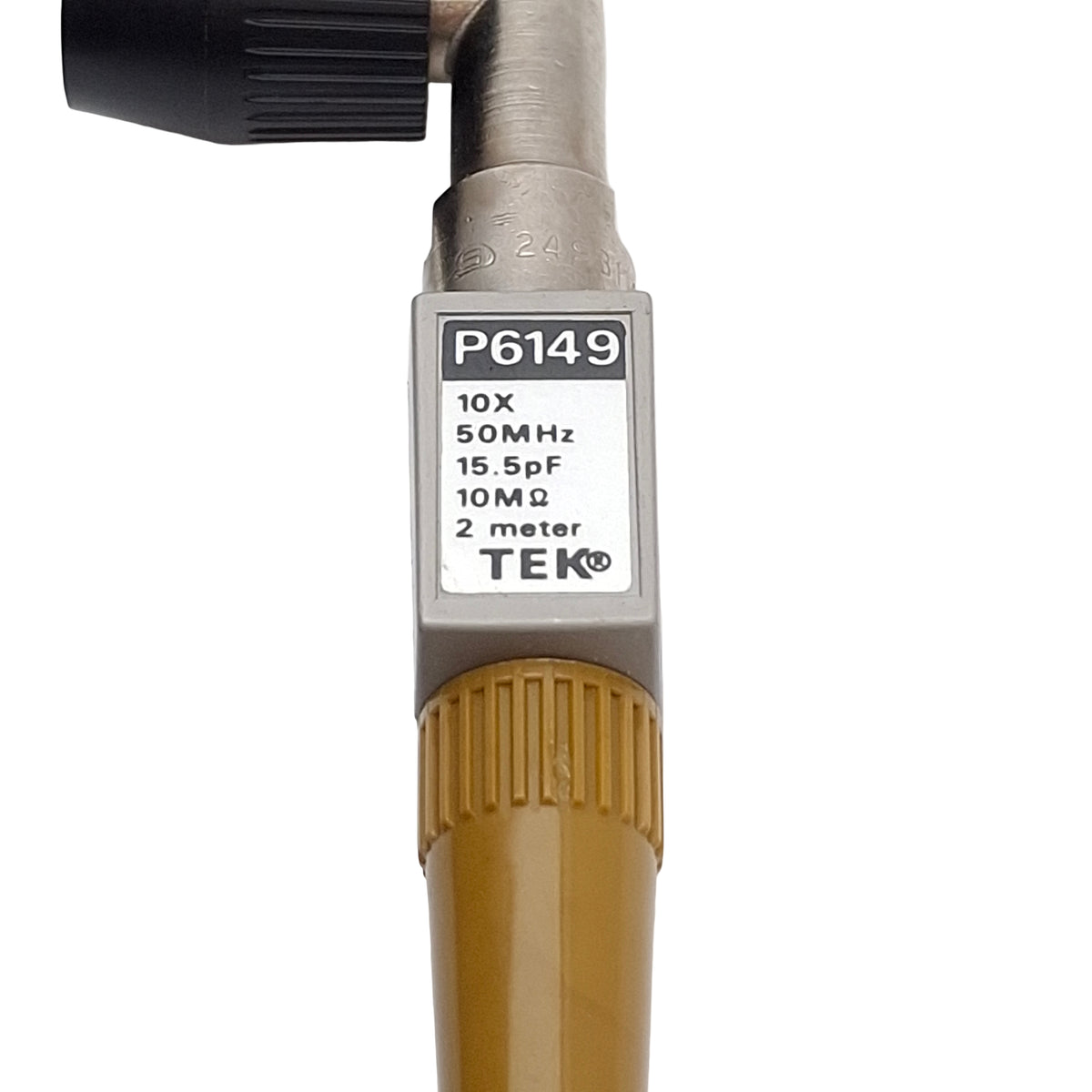 Used Tektronix P6149 Oscilloscope Probe, 50MHz, 10:1 Ratio, 10M Ohm 15.5pF, 2 Meters