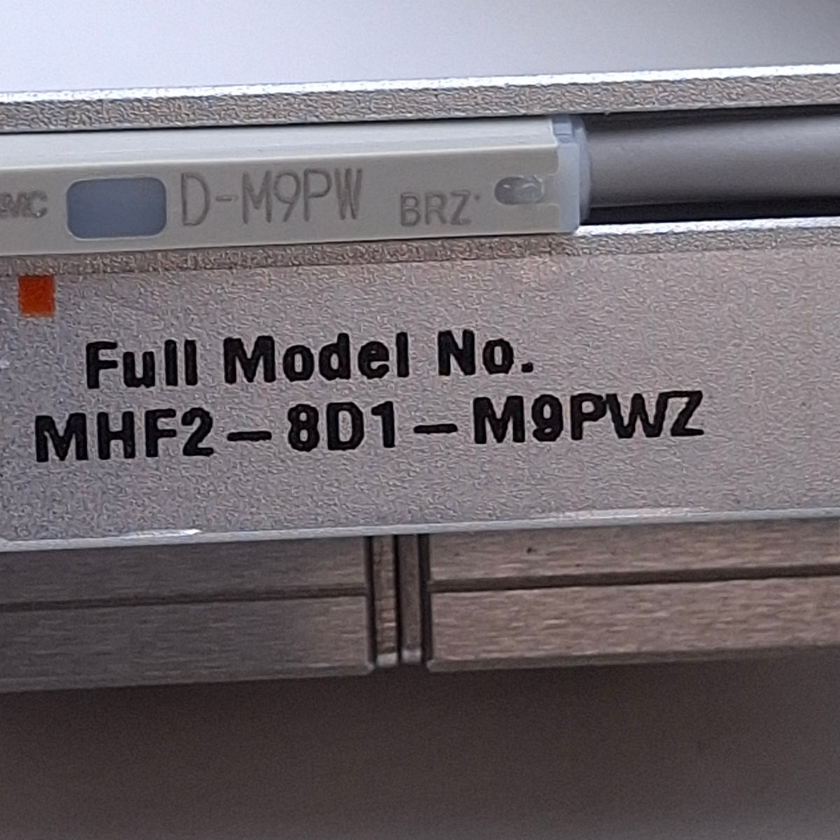 New – Open box SMC MHF2-8D1-M9PWZ Low Profile 2 Finger Gripper Bore 8mm, Stroke 16mm, Wire 5m