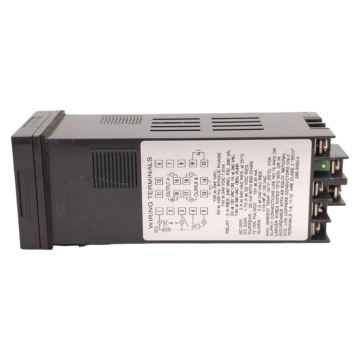 Used Love Controls 16A2151 Universal Process Controller, 0-20mA & SSR Output, 1/16DIN