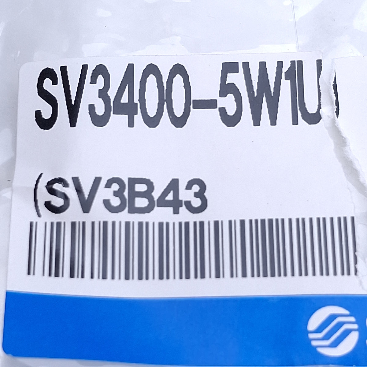New SMC SV3400-5W1U Solenoid Valve 3-Position 5-Port, 0.2-0.7MPa, 24VDC Coil