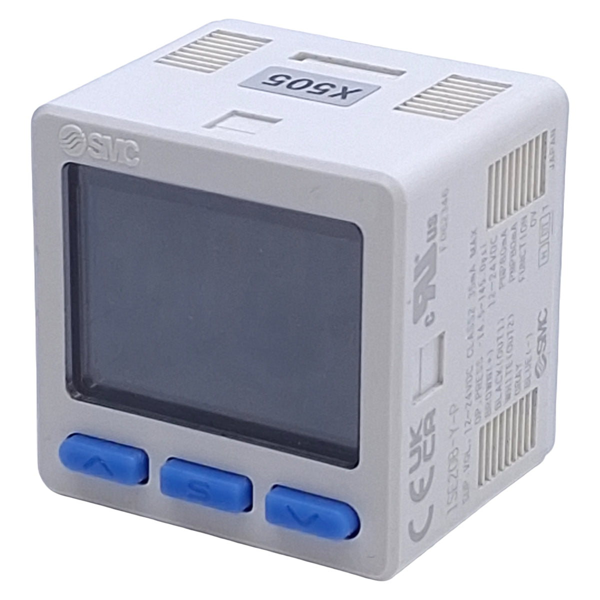 New – Open box SMC ISE20B-Y-P-M5 Digital Pressure Sensor PNP, -14.5 to 145psi, 5-Pin, M5 Port