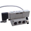 Used SMC SV3400-5W1U Solenoid Valve, 0.2-0.7MPa, Rc3/8 Port Subplate, 24VDC Coil