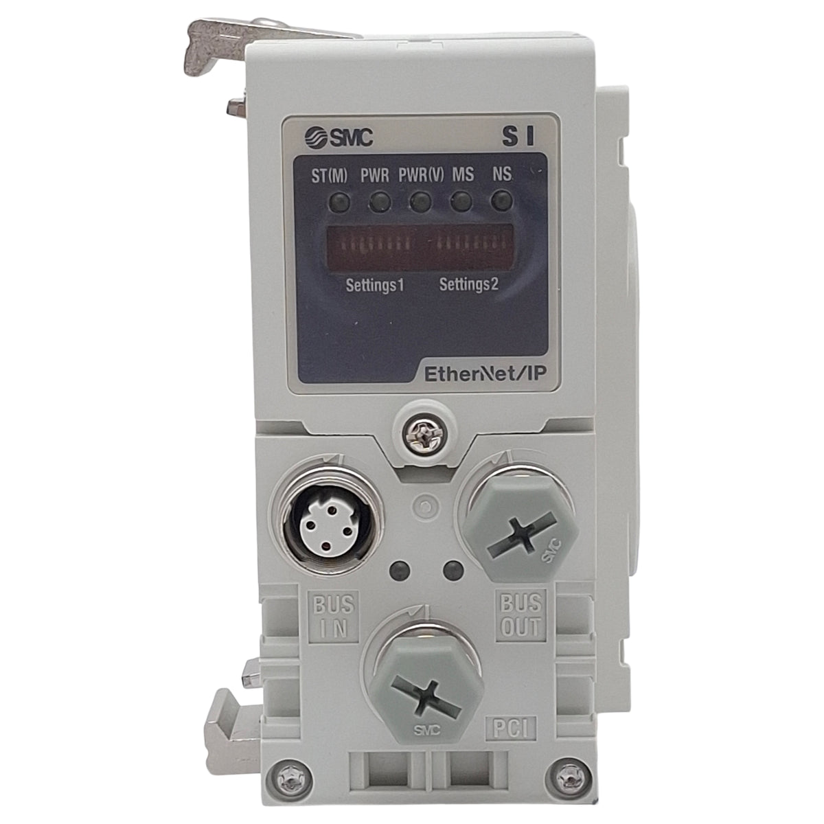 New SMC EX600-SEN3-X80 Ethernet/IP Fieldbus SI Unit, PNP, 32-Output, 2-Port, 24VDC