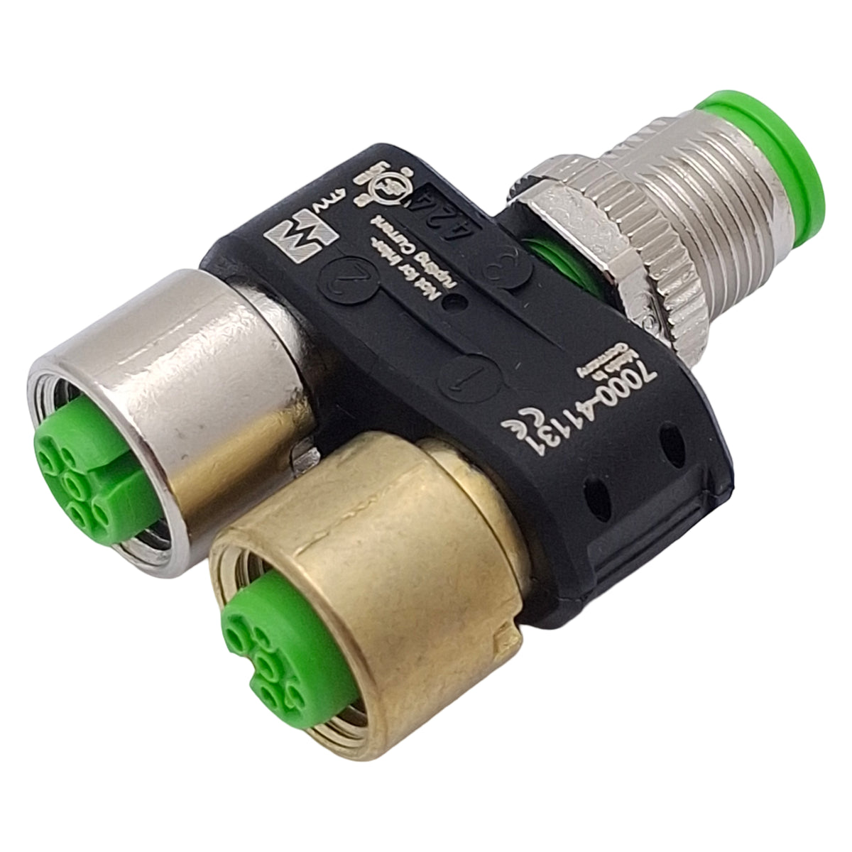 New MurrElektronik 7000-41131-0000000 T-Coupler Connector, 5-Pin M12 Male/Female