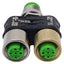 New MurrElektronik 7000-41131-0000000 T-Coupler Connector, 5-Pin M12 Male/Female