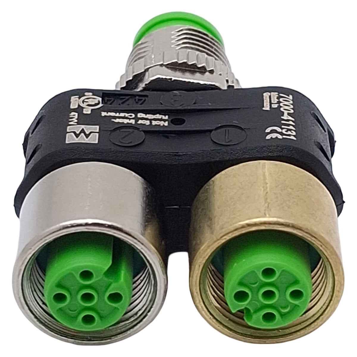 New MurrElektronik 7000-41131-0000000 T-Coupler Connector, 5-Pin M12 Male/Female
