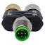 New MurrElektronik 7000-41131-0000000 T-Coupler Connector, 5-Pin M12 Male/Female