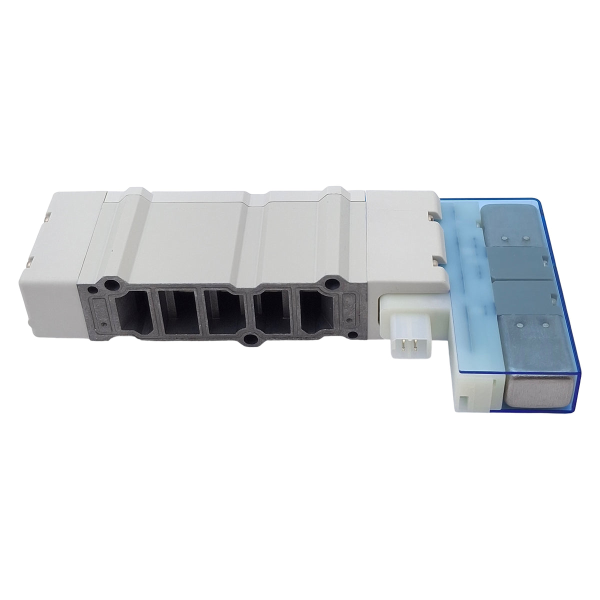 New SMC SY7201-5U1-NA Base-Mount Solenoid Valve, 5/2-Way, 0.1-0.7MPa, 24VDC Coil