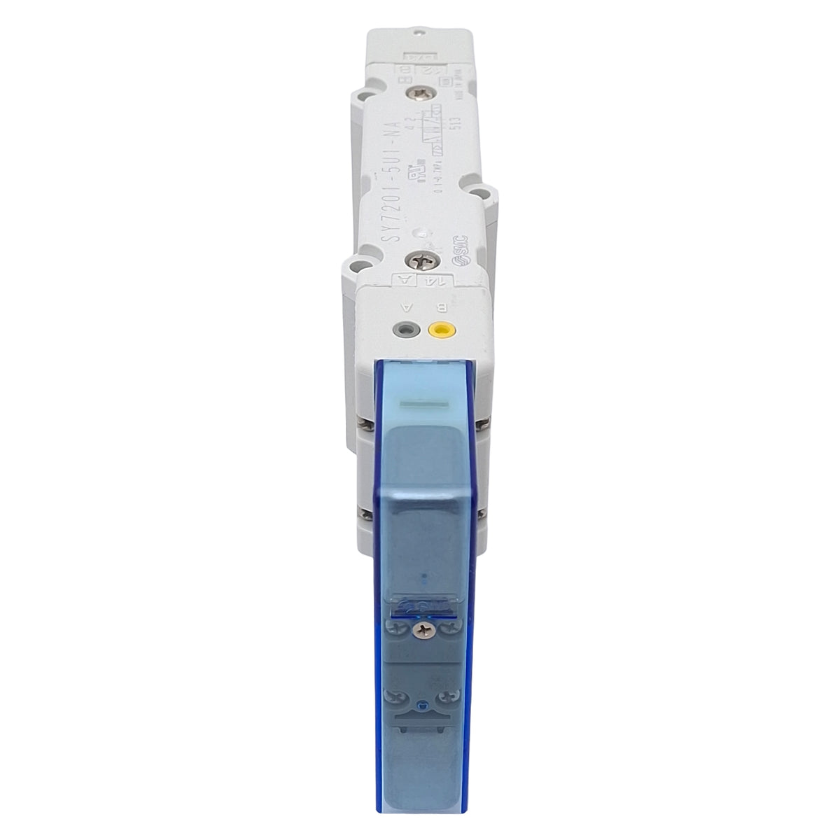 New SMC SY7201-5U1-NA Base-Mount Solenoid Valve, 5/2-Way, 0.1-0.7MPa, 24VDC Coil