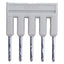 New Lot of 25 WAGO 2000-405 TOPJOB'S Jumper For 2000 Series, 5-Position, 3.5mm Pitch