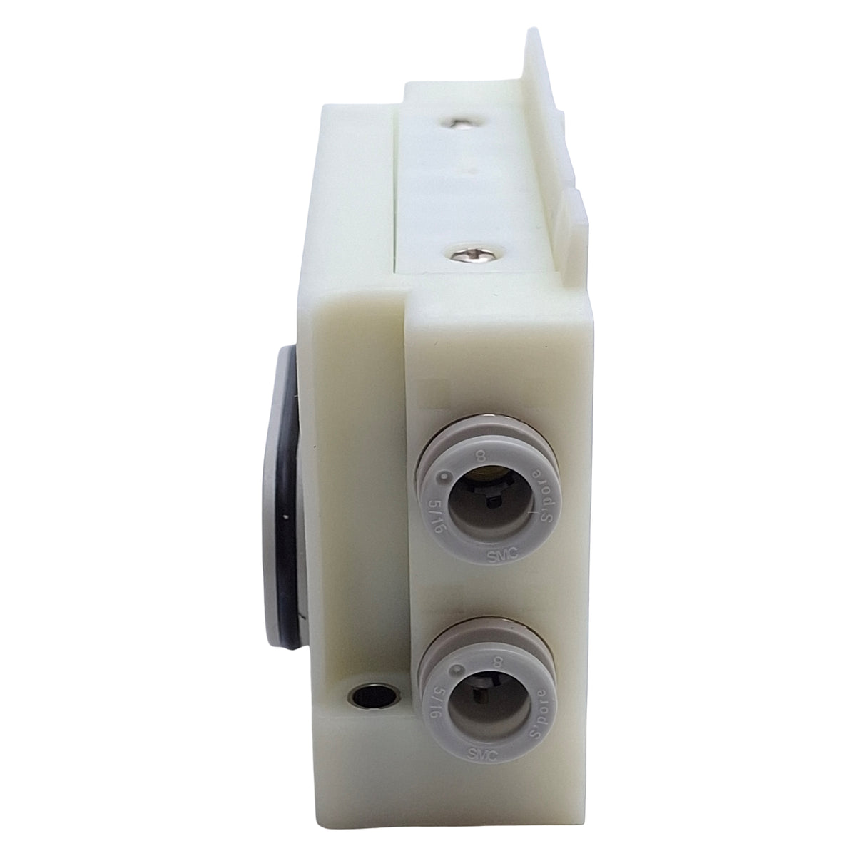 New SMC SY30M-1-1A-C8-NA Solenoid Valve D Side End Plate, 4/5-Port ø8mm One-Touch