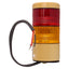Used Patlite LES-202AW-RY LED Signal Tower, 2-Tier, Red/Amber, Direct Mount, 24VAC/DC