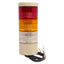 Used Patlite LES-302AW-RYC LED Signal Tower, 3-Tier, Red/Amber/Clear, 24VAC/DC