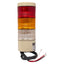 Used Patlite LES-302AW-RYC LED Signal Tower, 3-Tier, Red/Amber/Clear, 24VAC/DC