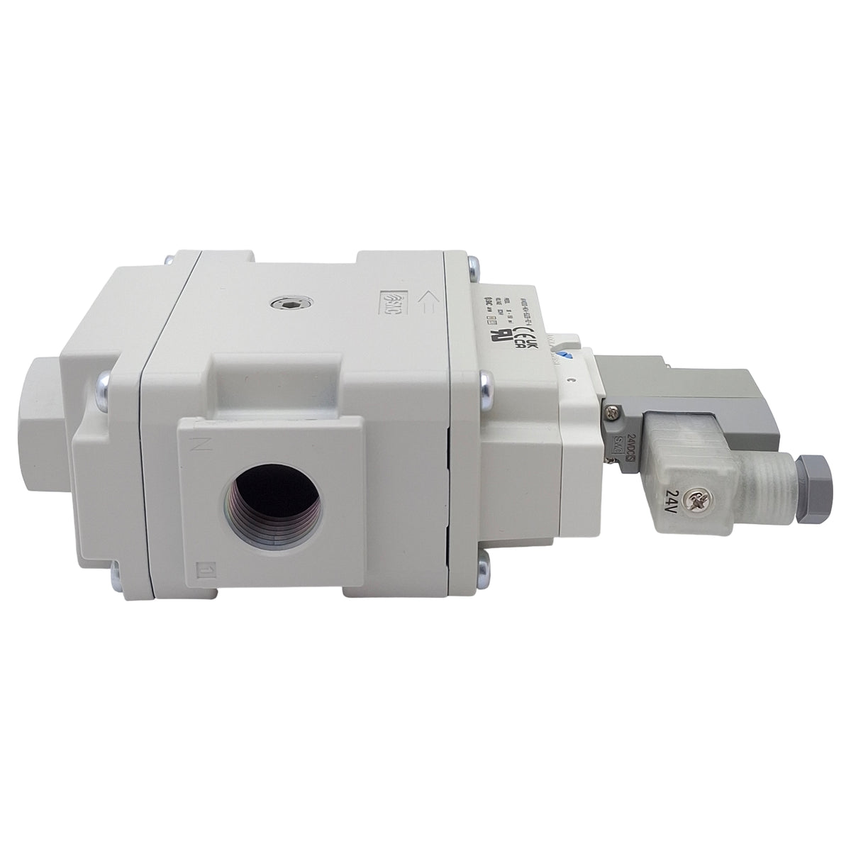 New SMC AV4000-N04-5DZB-RZ-A Soft Start Valve, 1/2in NPT, 30-150psi, 24VDC Coil