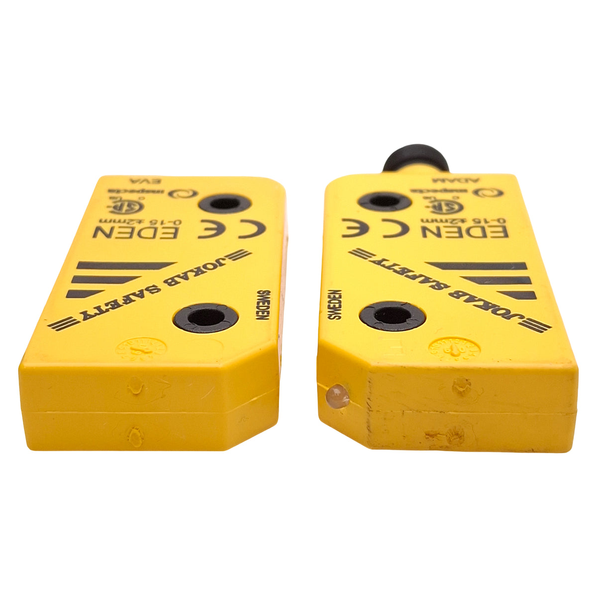 Used Jokab Safety EDEN Inspecta Non-Contact Safety Sensor ADAM & EVA 0-15mm M12 5-Pin
