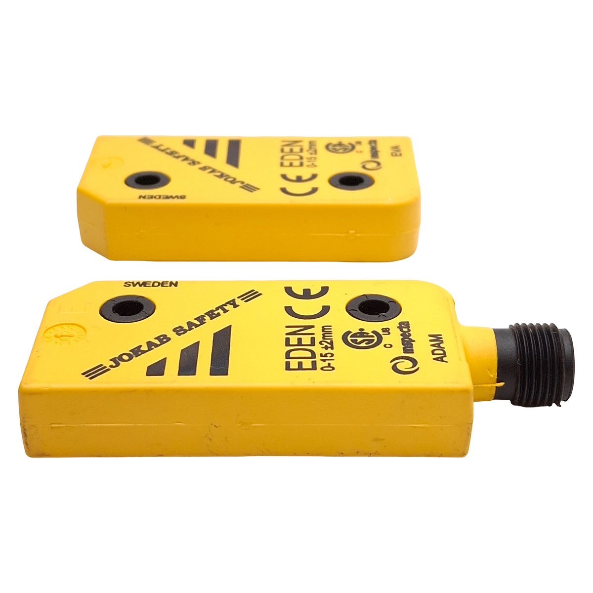 Used Jokab Safety EDEN Inspecta Non-Contact Safety Sensor ADAM & EVA 0-15mm M12 5-Pin