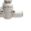 New – Open box Lot of 2 SMC AS4002D-10 Inline Flow Control Fitting, 1.0MPa, 10mm OD Tube